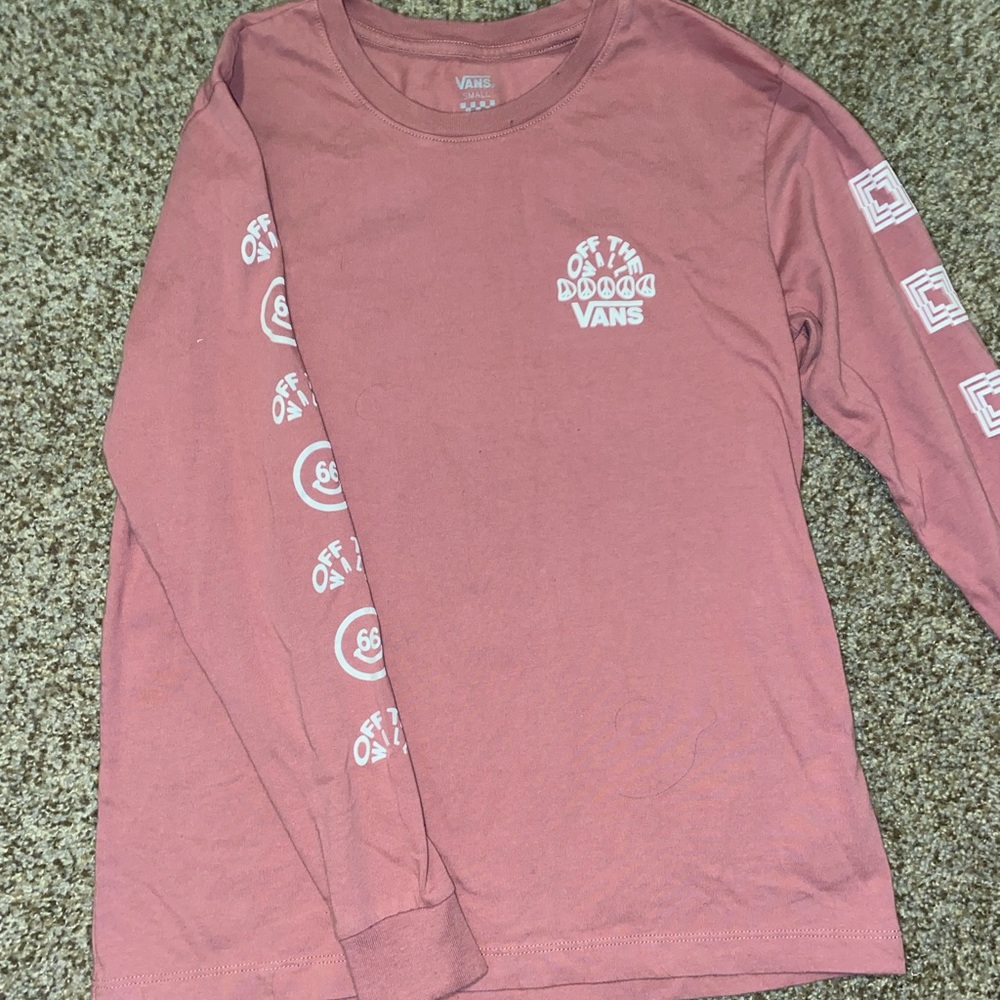 Pink vans long sleeve shirt